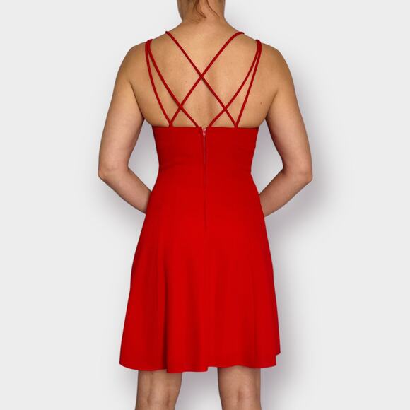 Y2K Moda Intl‎ Red Dress Size M - Picture 7 of 10